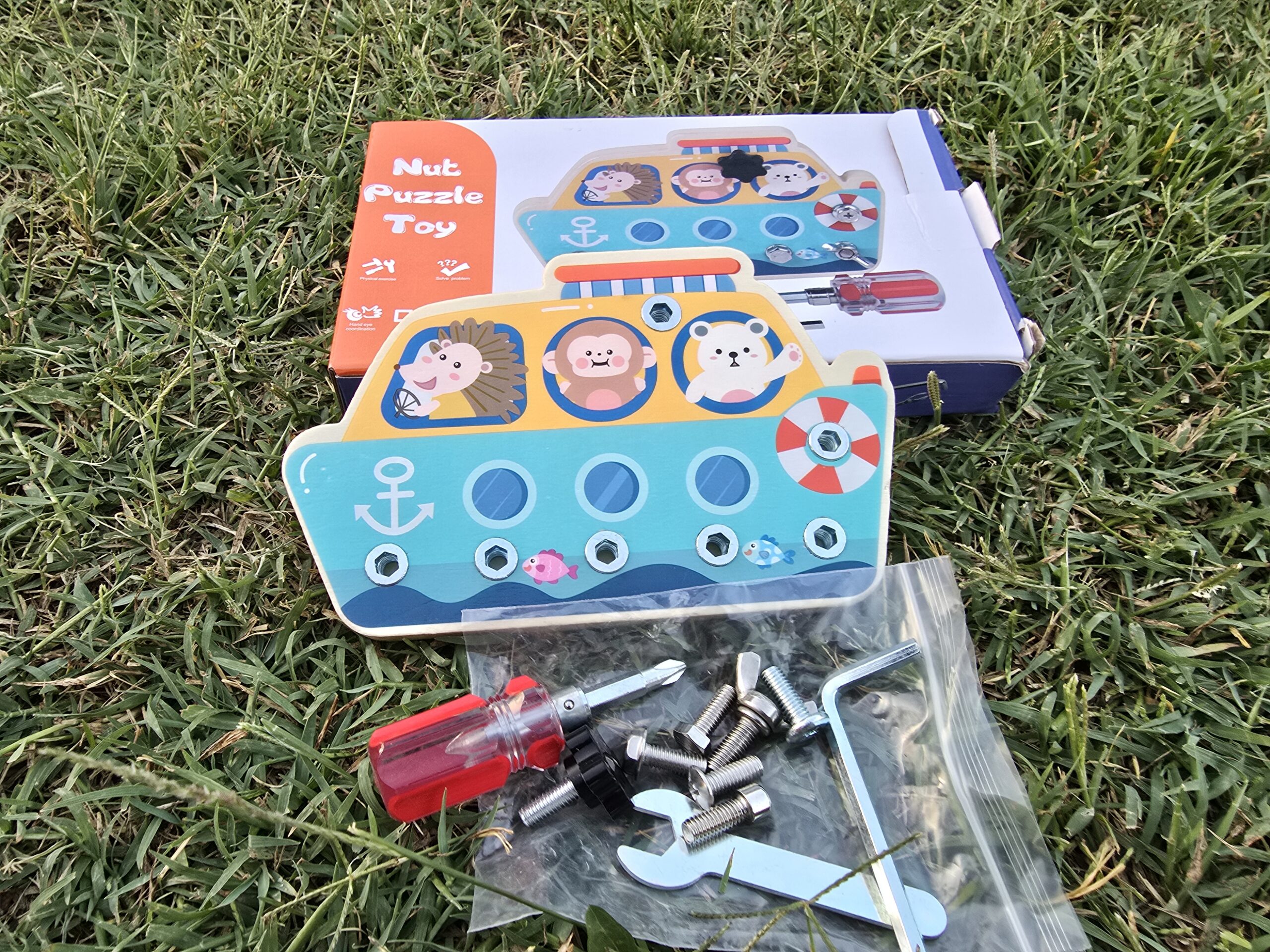 Puzzle Montessori Anije me Vida & Mjete – Lodër Edukative