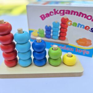 Kulla me Rruaza Ngjyrash- Lodër Druri Edukative