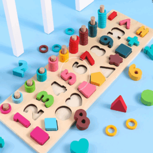 Puzzle Edukativ me Numra, Forma & Matematikë