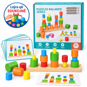 Jenga Balancuese me Cilindra – Sfida e Modeleve